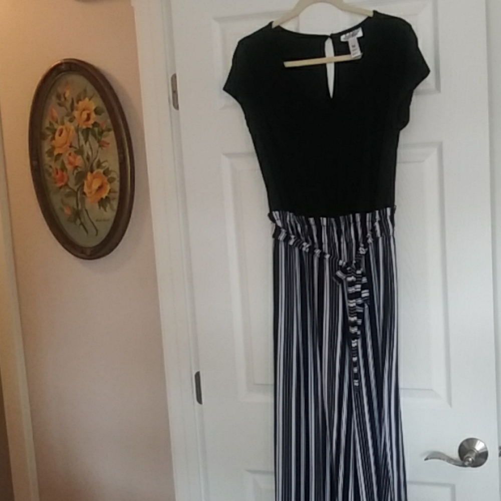 Black and White Jumpsuit